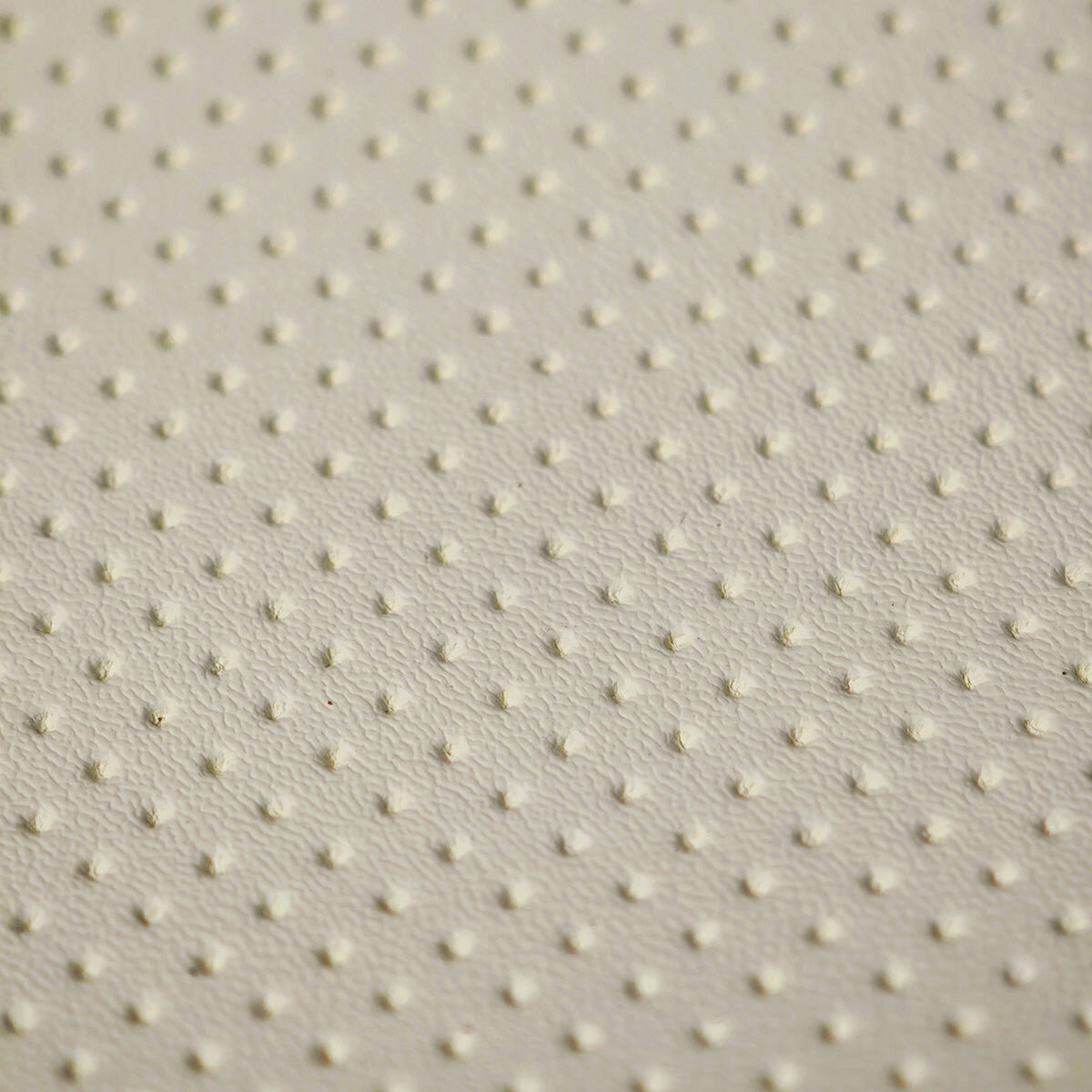 Beige Perforated Leather
