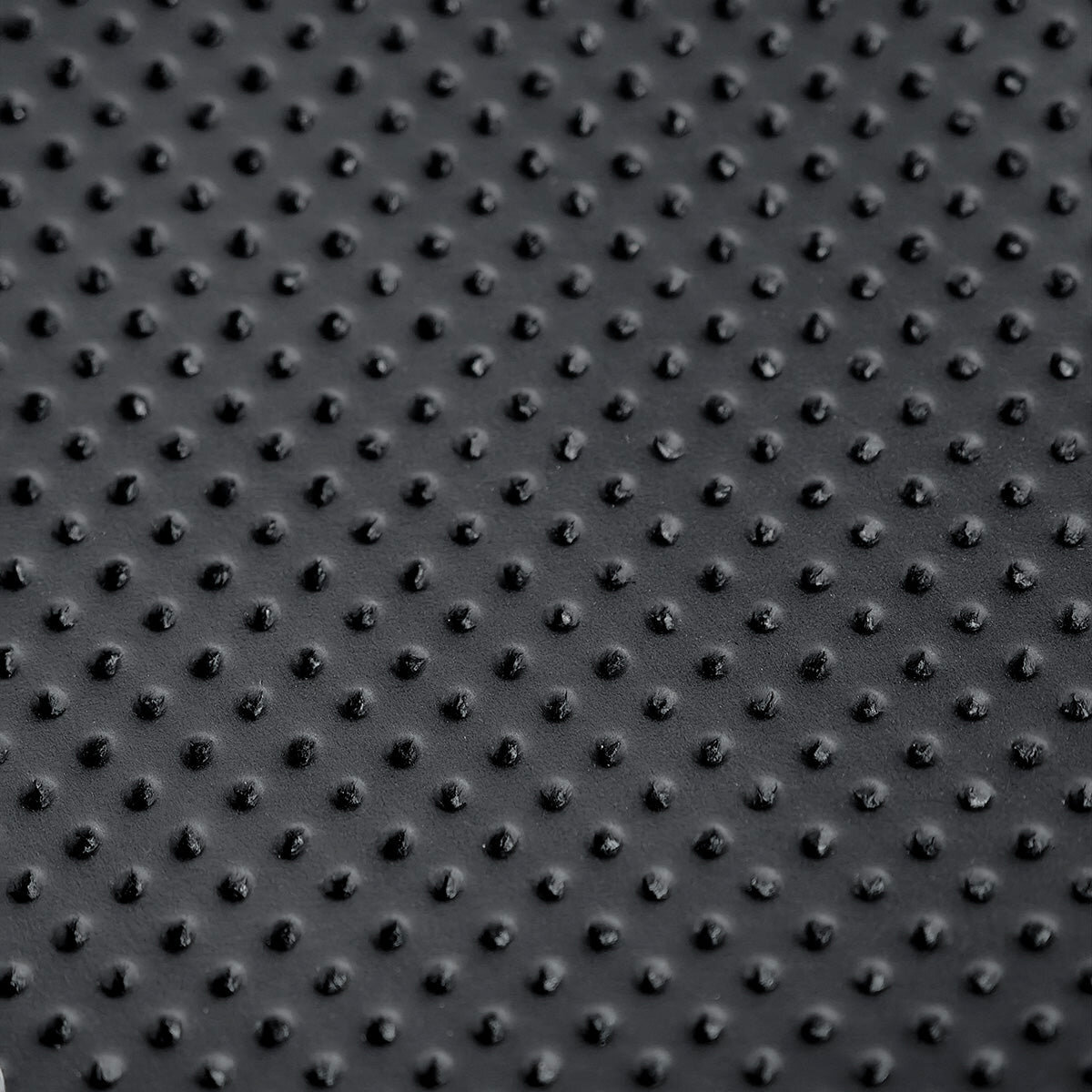 Black Perforated Leather