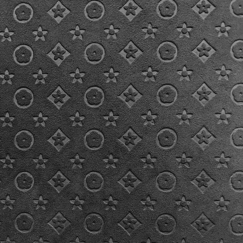 Blossoms Dark Charcoal A. #9052