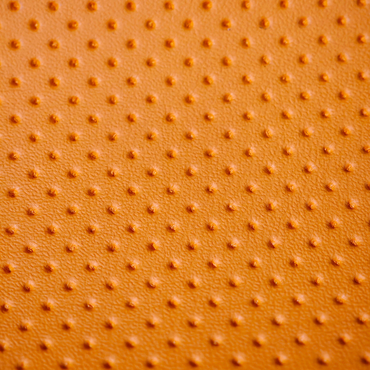 Orange Perforated Leather