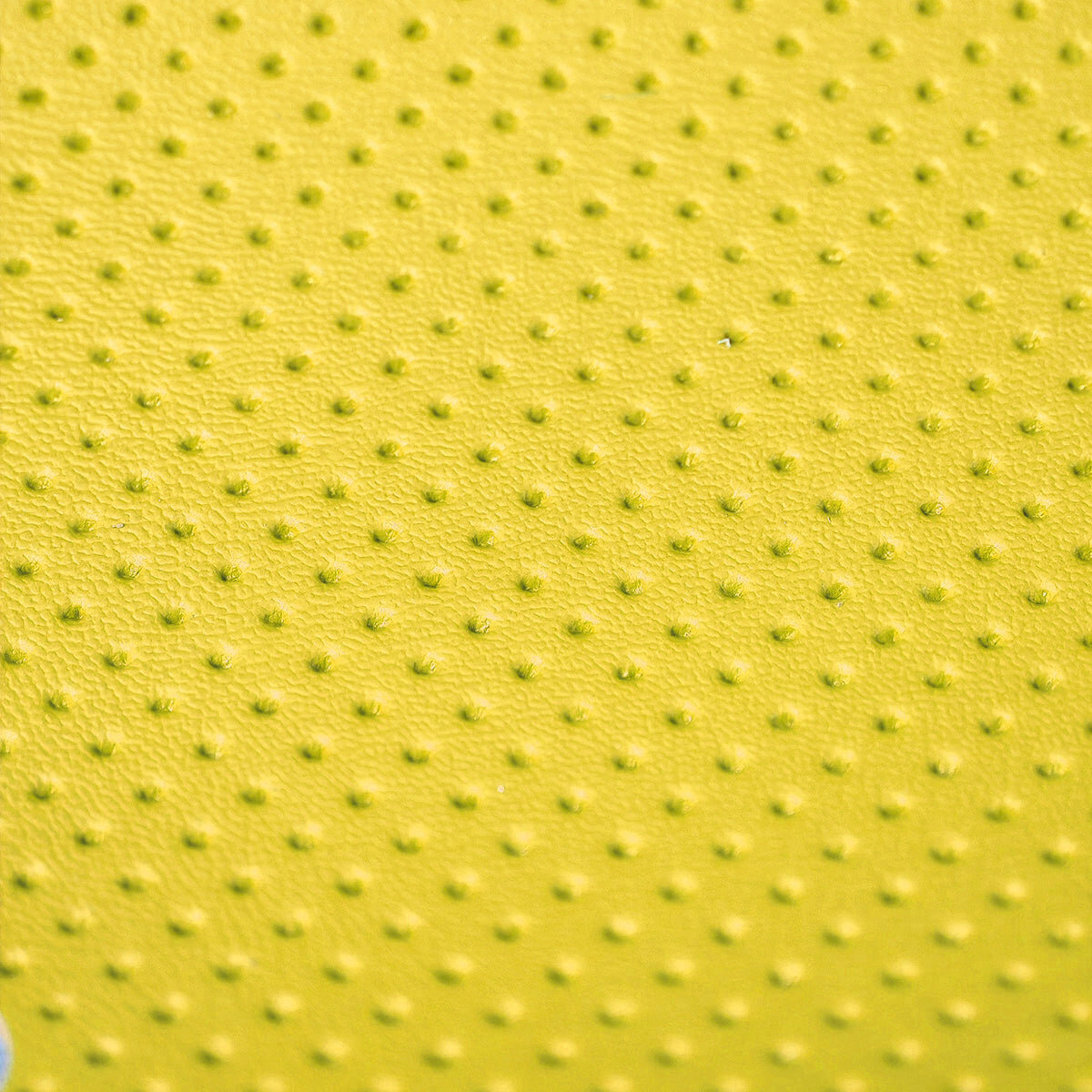 Yellow Perforated Leather